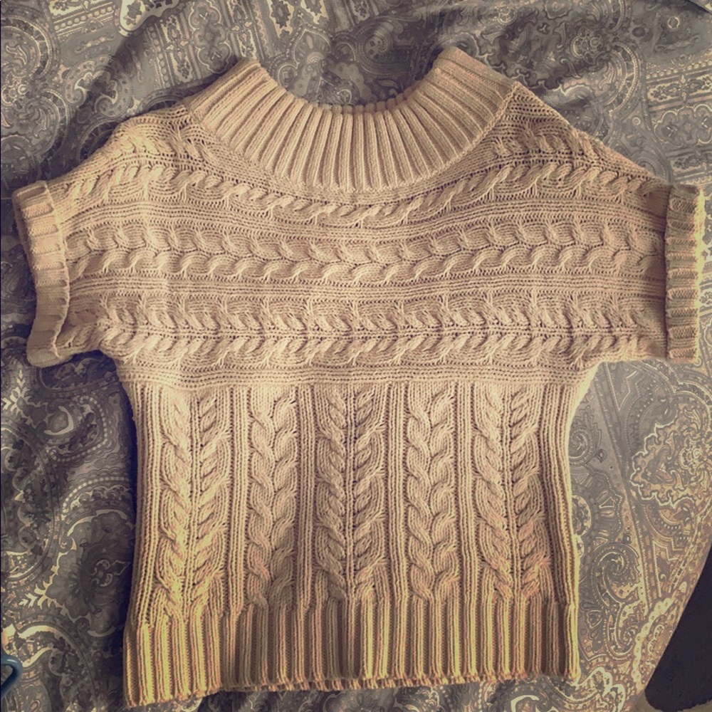 Express short sleeve sweater